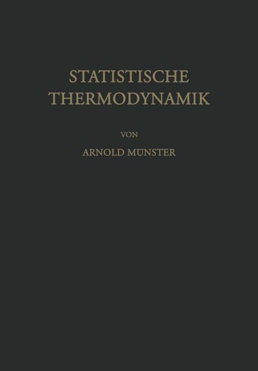 Produktbild: Statistische Thermodynamik