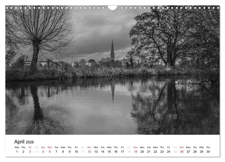 Produktbild: Stonehenge Sunsets & Salisbury Cathedral (Wall Calendar 2026 DIN A3 landscape), CALVENDO 12 Month Wall Calendar