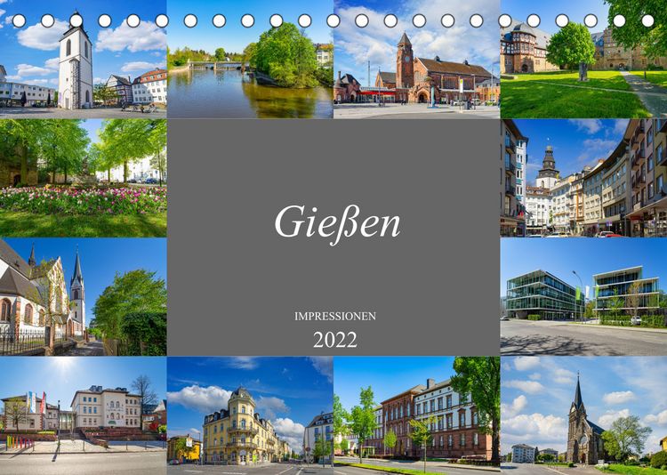 Produktbild: Gie&szlig;en Impressionen (Tischkalender 2022 DIN A5 quer)