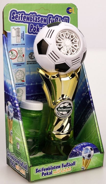 Produktbild: Seifenblasenmaschine Fu&szlig;ballpokal