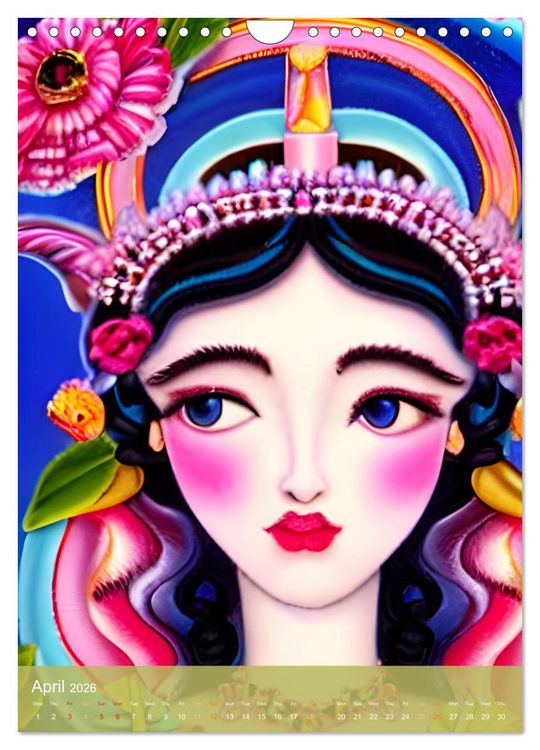 Produktbild: Fantasy Worlds - Digital Artwork (Wall Calendar 2026 DIN A4 portrait), CALVENDO 12 Month Wall Calendar