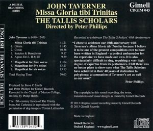Produktbild: Missa Gloria tibi Trinitas