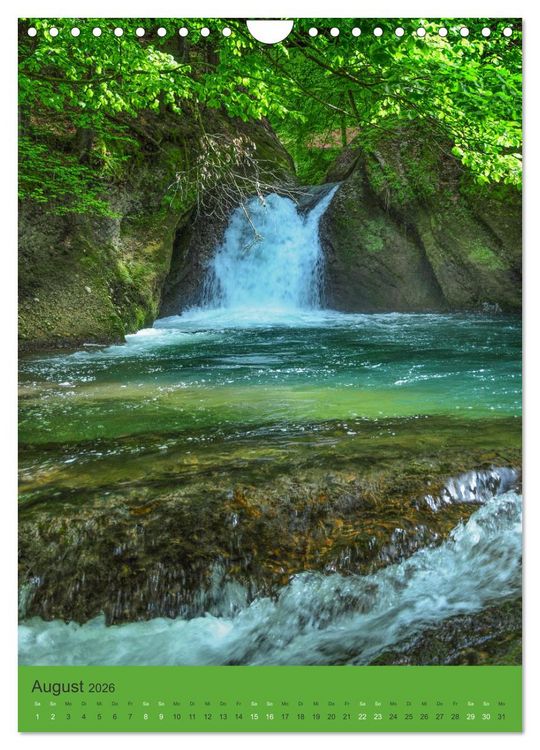 Produktbild: Wo der Wildbach rauscht im Allg&auml;u (Wandkalender 2026 DIN A4 hoch), CALVENDO Monatskalender