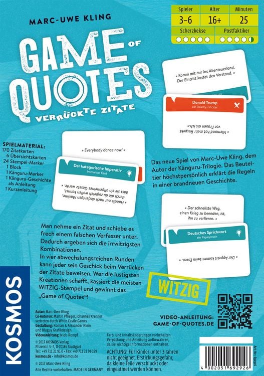 Produktbild: Game of Quotes