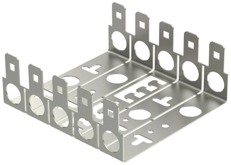 Produktbild: OBO Bettermann 5084036 OBO Montagewanne LSA- Stahl Metall Inhalt: 1 St.