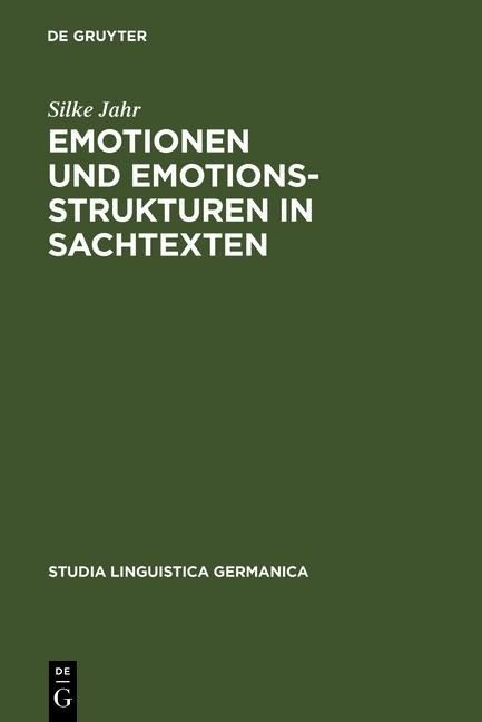 Produktbild: Emotionen und Emotionsstrukturen in Sachtexten