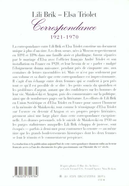 Produktbild: Correspondance: 1921-1970