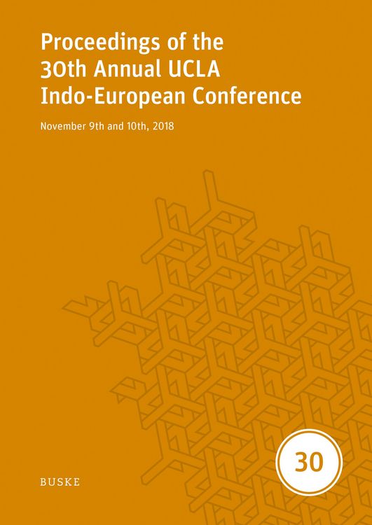 Produktbild: Proceedings of the 30th Annual UCLA Indo-European Conference