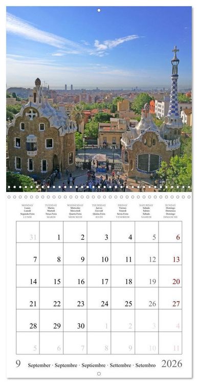 Produktbild: A Journey Through Europe (Wall Calendar 2026 12 &times; 12 Inch) CALVENDO 12 Month Wall Calendar