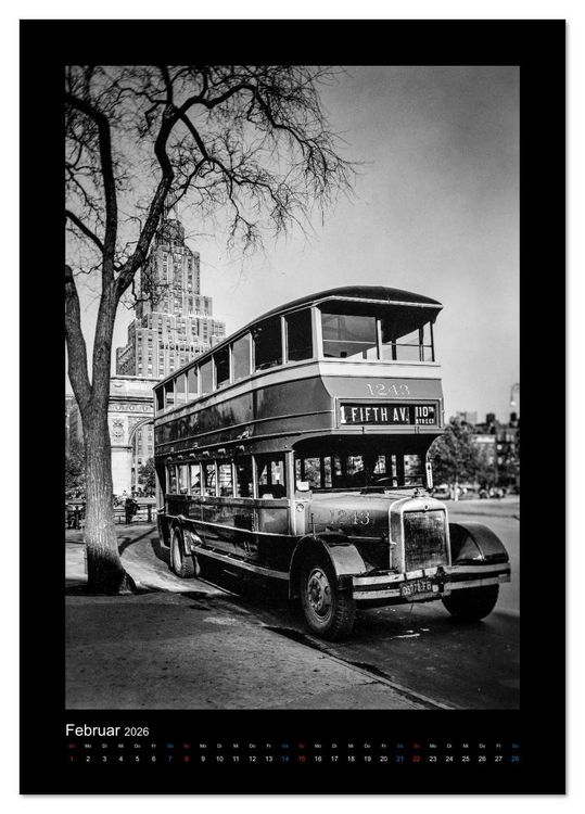 Produktbild: New York in Ansichten von 1936 (Tischkalender 2026 DIN A5 hoch), CALVENDO Monatskalender