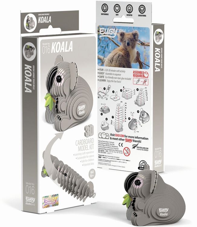Produktbild: EUGY - 3D Bastelset Koala