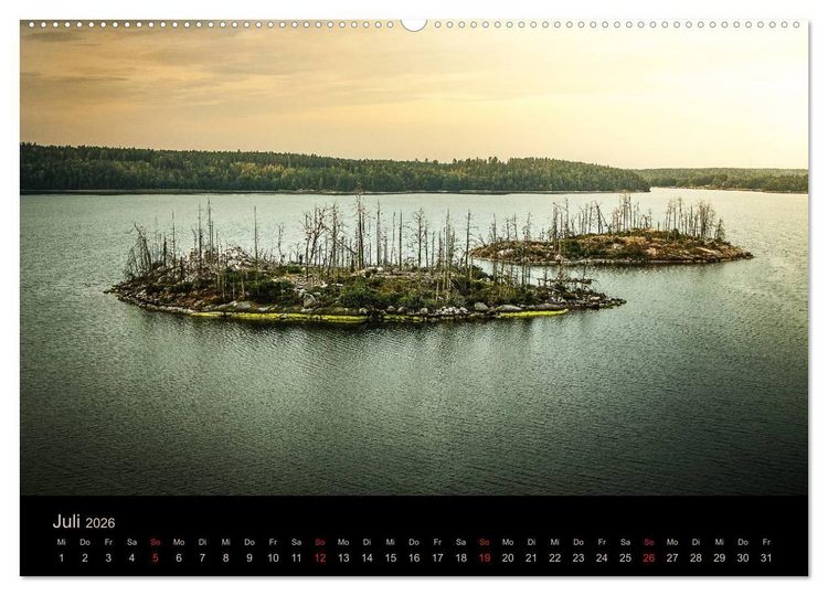 Produktbild: Schweden Sch&auml;rengarten (hochwertiger Premium Wandkalender 2026 DIN A2 quer), Kunstdruck in Hochglanz