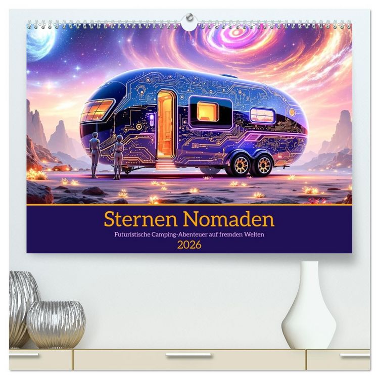 Produktbild: Sternen Nomaden (hochwertiger Premium Wandkalender 2026 DIN A2 quer), Kunstdruck in Hochglanz