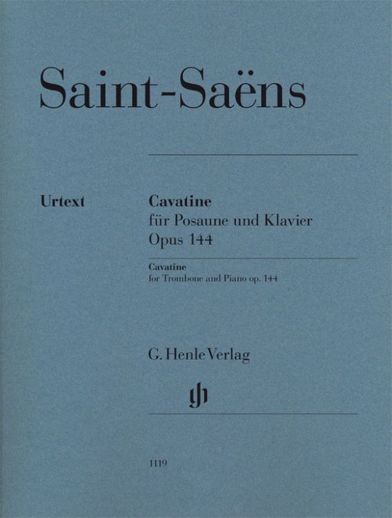 Produktbild: Camille Saint-Saëns - Cavatine für Posaune und Klavier op. 144