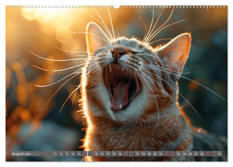 Produktbild: Ansteckend m&uuml;de! (Wandkalender 2026 DIN A2 quer), CALVENDO Monatskalender