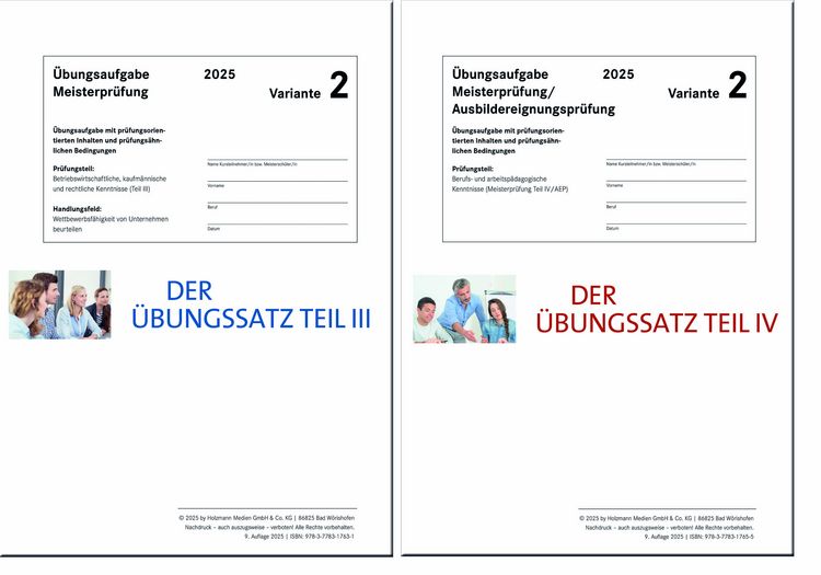 Produktbild: Das &Uuml;bungspaket Teile III + IV - Variante 2