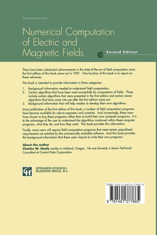 Produktbild: Numerical Computation of Electric and Magnetic Fields