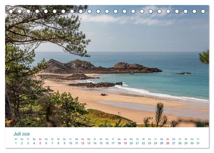 Produktbild: Smaragdk&uuml;ste C&ocirc;te d'&Eacute;meraude. Der malerische Norden der Bretagne (Tischkalender 2026 DIN A5 quer), CALVENDO Monatskalender