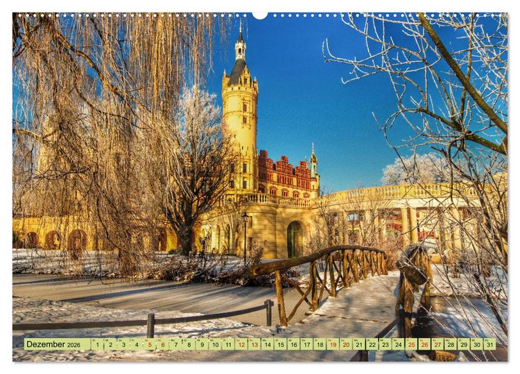 Produktbild: Schwerin - Welterbe (Wandkalender 2026 DIN A2 quer), CALVENDO Monatskalender