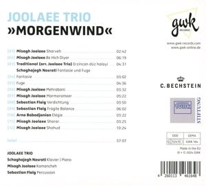 Produktbild: Joolaee Trio: Morgenwind