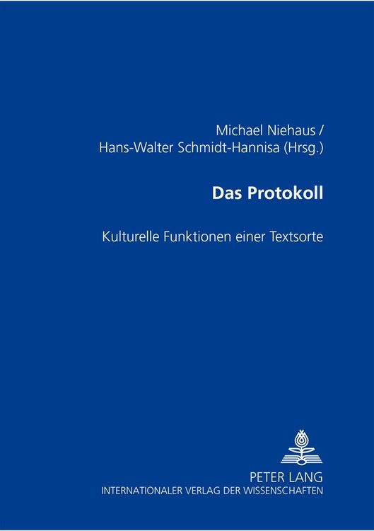 Produktbild: Das Protokoll