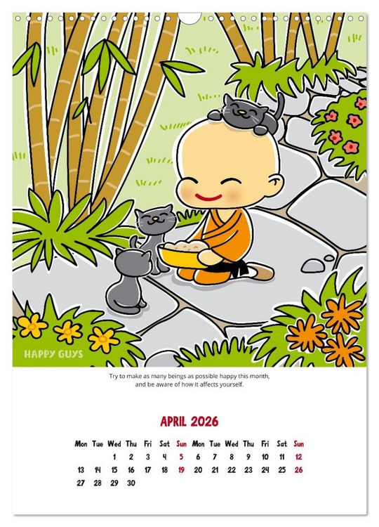 Produktbild: Mindfulness 2026 (Wall Calendar 2026 DIN A3 portrait), CALVENDO 12 Month Wall Calendar
