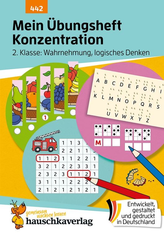 Produktbild: Mein &Uuml;bungsheft Konzentration 2. Klasse &ndash; Wahrnehmung, logisches Denken