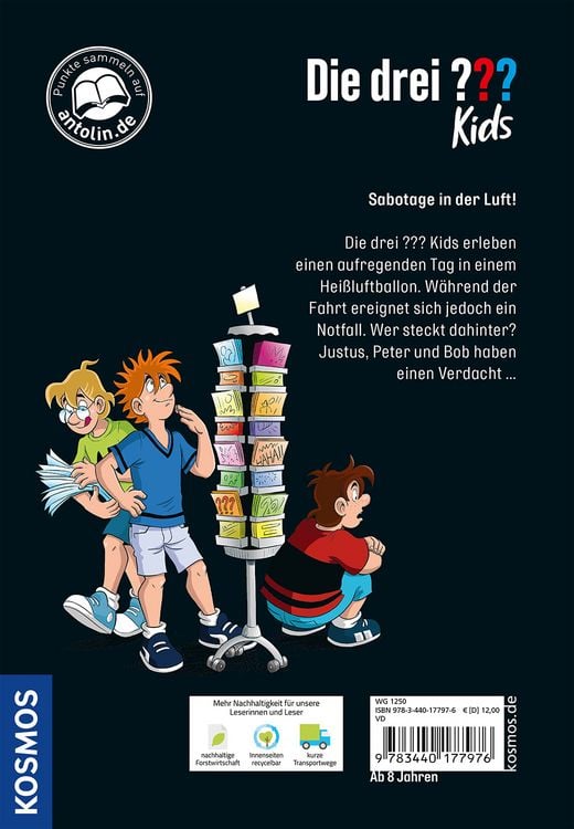 Produktbild: Die drei ??? Kids, 9, SOS &uuml;ber den Wolken