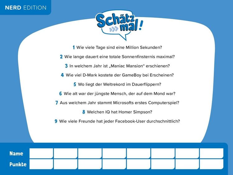 Produktbild: Sch&auml;tz mal! Nerd Edition
