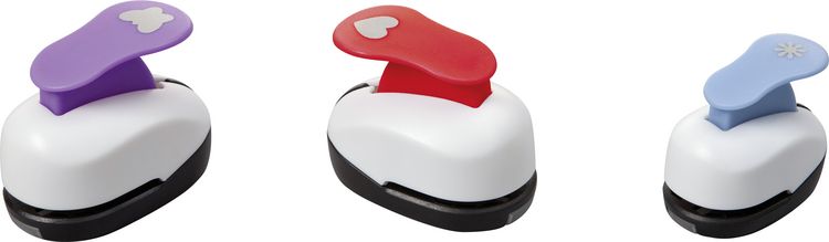 Produktbild: Folia Motivstanzer WEIHNACHTSMOTIVE, 3 Stanzer je 15mm