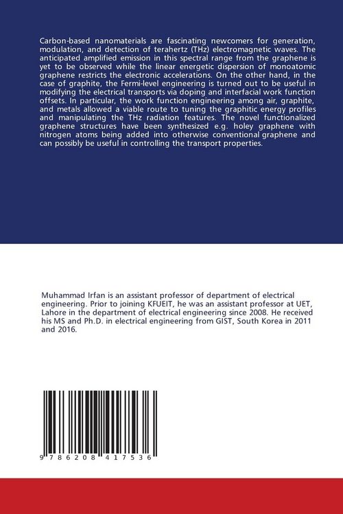 Produktbild: Generation and manipulation of terahertz waves in carbon derivatives