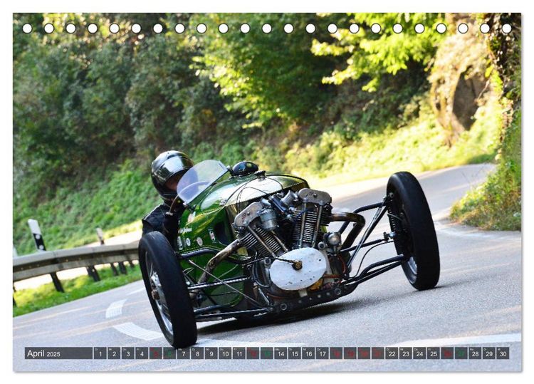 Produktbild: Adel verpflichtet - Englische Oldtimer am Berg (Tischkalender 2025 DIN A5 quer), CALVENDO Monatskalender
