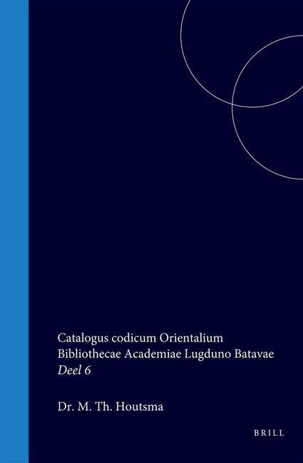 Produktbild: Catalogus Codicum Orientalium Bibliothecae Academiae Lugduno Batavae