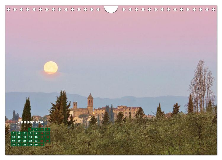 Produktbild: Herrliches Arno Tal - Wanderurlaub in der Toskana (Wandkalender 2026 DIN A4 quer), CALVENDO Monatskalender