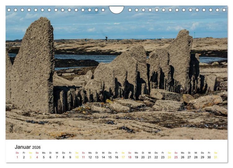 Produktbild: Vend&eacute;e Aus dem Meer steigender Himmel Frankreichs (Wandkalender 2026 DIN A4 quer), CALVENDO Monatskalender