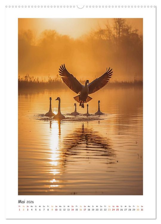 Produktbild: Tanz der V&ouml;gel (Wandkalender 2026 DIN A2 hoch), CALVENDO Monatskalender