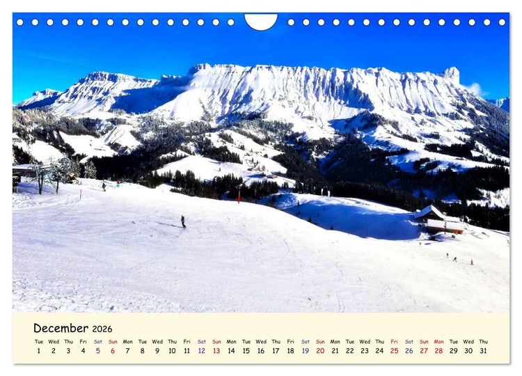 Produktbild: Switzerland and its majestic Alps (Wall Calendar 2026 DIN A4 landscape), CALVENDO 12 Month Wall Calendar