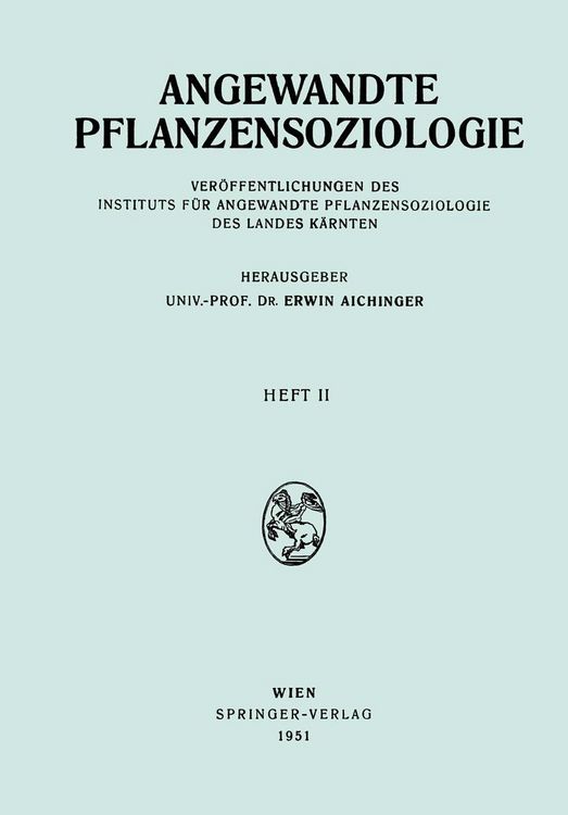 Produktbild: Angewandte Pflanzensoziologie