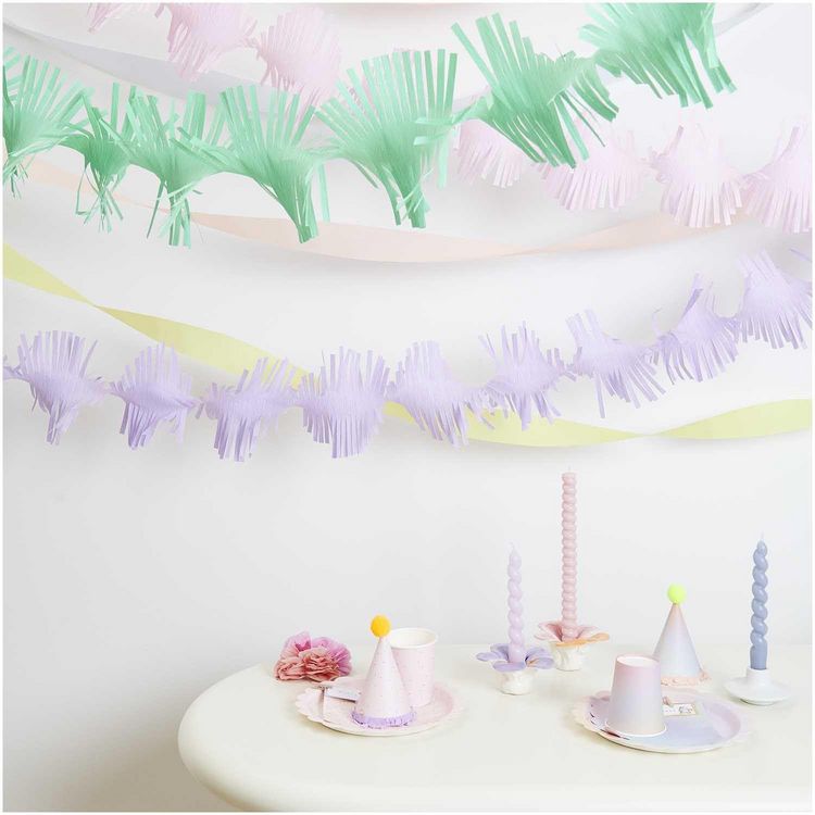 Produktbild: Luxus Party Deko Set,, 11-teilig, 8 Kreppb&auml;nder 5,5