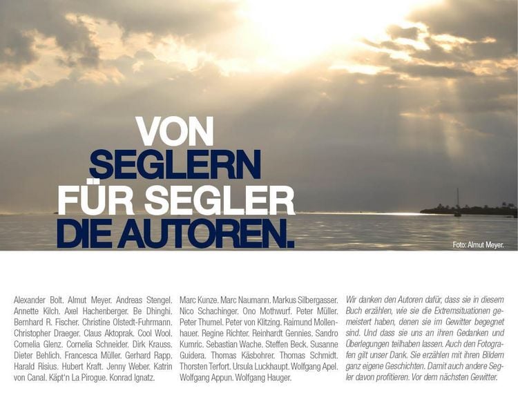 Produktbild: GewitterSegeln. Seemannschaft und Grenzerfahrung.