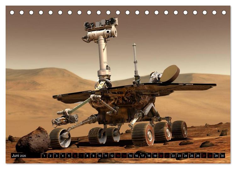 Produktbild: Auftrag im Weltall. Astronauten und Raumfahrt (Tischkalender 2026 DIN A5 quer), CALVENDO Monatskalender