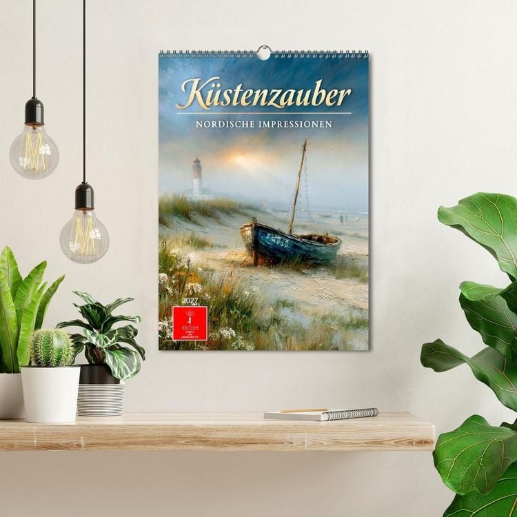 Produktbild: K&uuml;stenzauber - Nordische Impressionen (Wandkalender 2027 DIN A3 hoch), CALVENDO Monatskalender