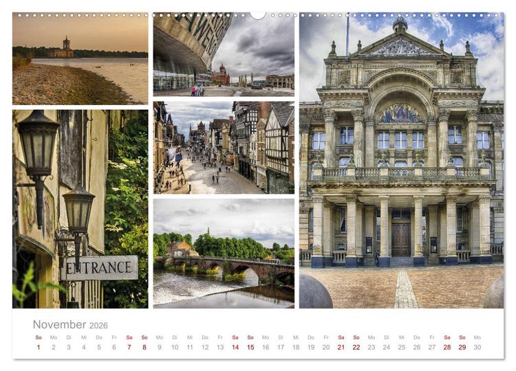 Produktbild: Erlesene Ansichten Britanniens (Wandkalender 2026 DIN A2 quer), CALVENDO Monatskalender