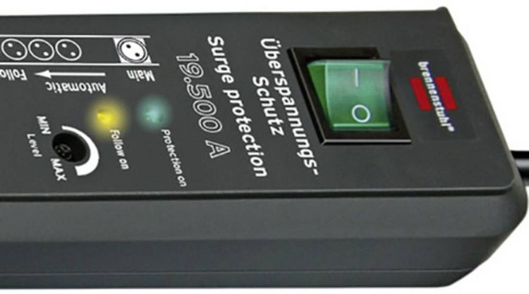 Produktbild: Brennenstuhl 1159490966 Main/Follow-Steckdosenleiste 5fach Anthrazit Schutzkontakt 1St.