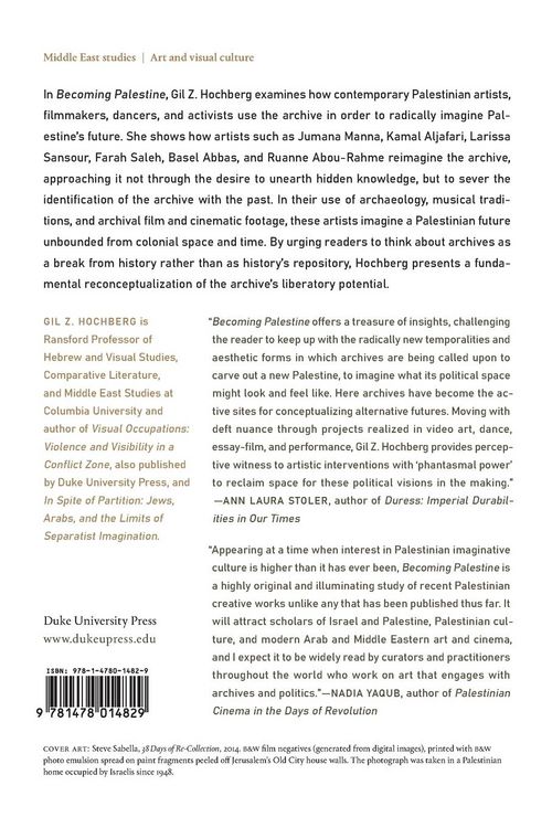 Produktbild: Becoming Palestine