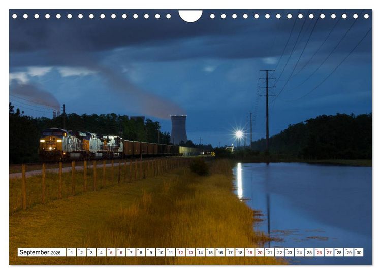 Produktbild: Eisenbahn in Nordamerika (Wandkalender 2026 DIN A4 quer), CALVENDO Monatskalender