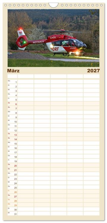 Produktbild: Familienplaner 2027 - Wo Kraft schwebt und Pr&auml;zision fliegt mit 5 Spalten (Wandkalender, 21 x 45 cm) CALVENDO