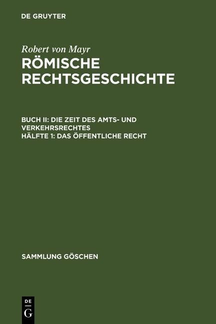 Produktbild: Das &ouml;ffentliche Recht
