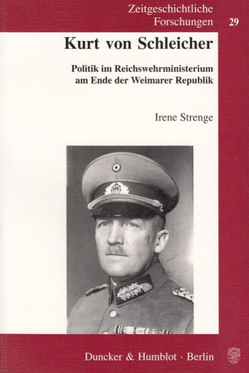 Produktbild: Kurt von Schleicher.