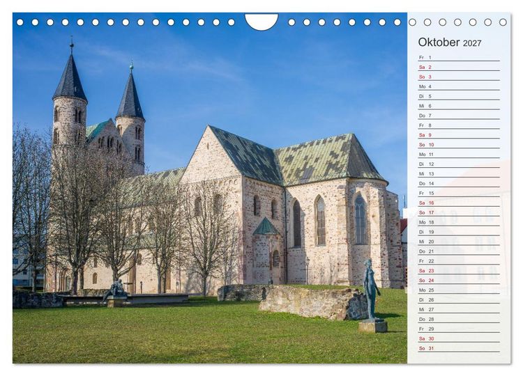 Produktbild: Magdeburg an der Elbe - Der Planer (Wandkalender 2027 DIN A4 quer), CALVENDO Monatskalender